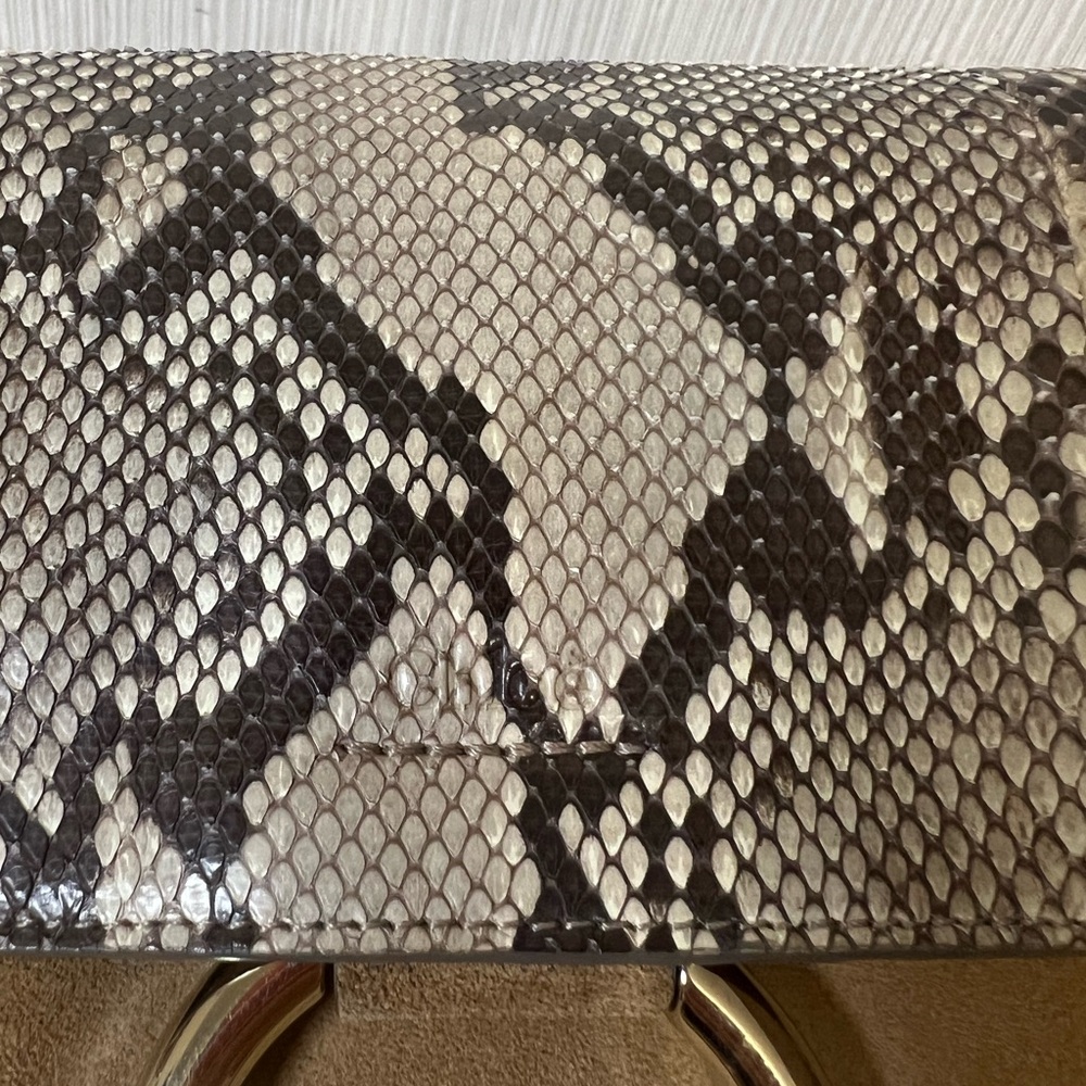 Chloe Faye Shoulder Bag Leather and Python - Picture 10 of 10